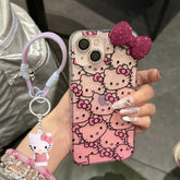 Hello Kitty Diamond Bow Gradient Case for iPhone